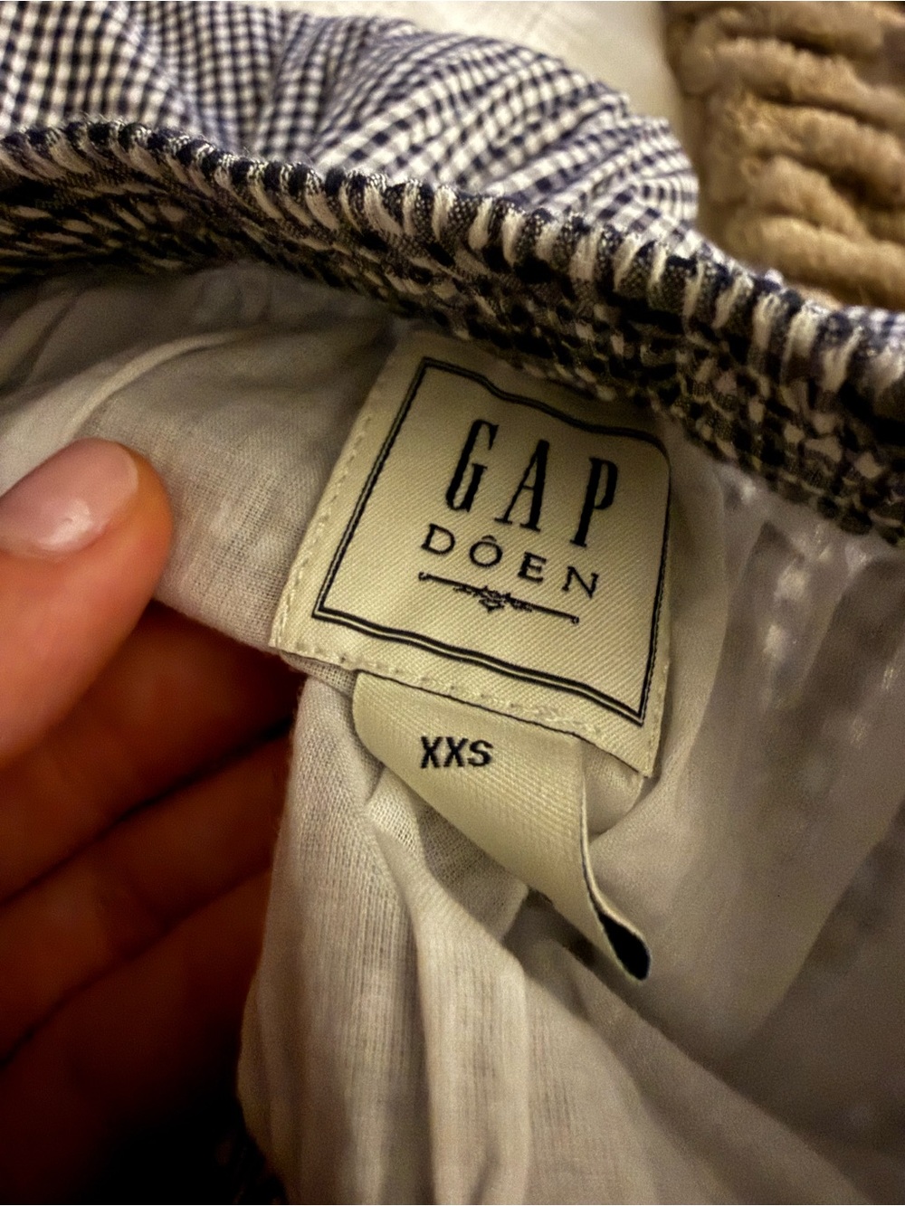NEVER WORN GAP x Doen Midi Skirt (Gingham) - Picture 4 of 5